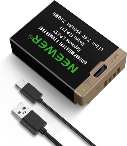 بطارية كاميرا بديلة NEEWER LP-E17 بسعة 950mAh موديل  10103384