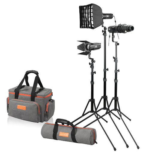 Godox S30 LED Light studio kit - 3 heads 