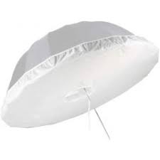 Godox UB-165W 65in 165cm Parabolic Black White Reflective Umbrella Studio Light Umbrella with Black Silver Diffuser Cover Cloth