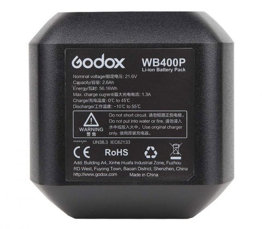 Mt Godox WB400p battery for AD400 Pro 