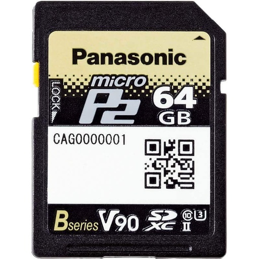 Panasonic AJ‑P2M064AG 64 GB microP2 Memory Card