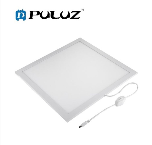 PULUZ PU5138 38cm LED Photography Shadowless Light Lamp Panel Pad with Switch