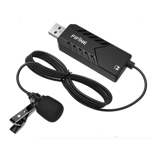 Fifine USB lapel microphone k053