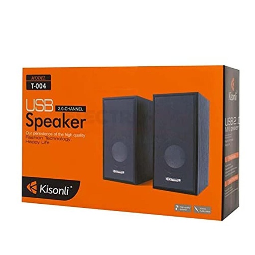 Kisonli T-004 Mini Speaker - USB Power Supply