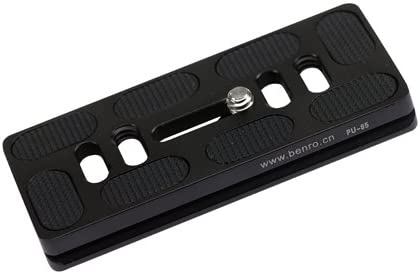 Benro PU-85 Extra Long Slide-In QR Accessory Plate with 1/4-20 Thread for All BallHeads