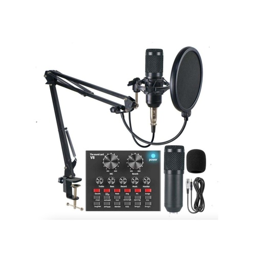 Audio V8 Sound Card Set Microphone