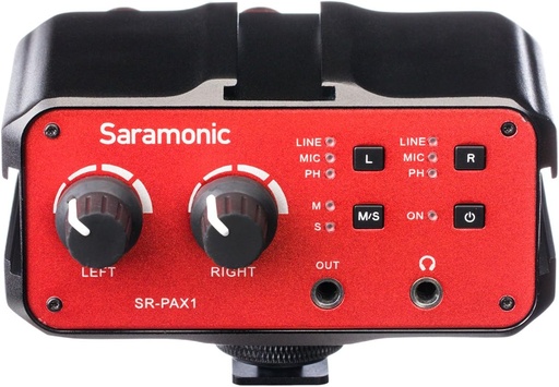 Saramonic SR-PAX1 Two-Ch Audio Mixer  Preamp  Microphone Adapter