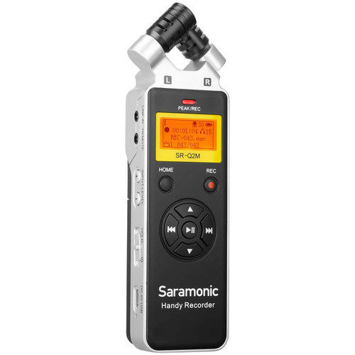 مسجل صوت سارامونيك SR-Q2 محمول مع ميكروفون ستيريو X / Y