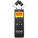 Saramonic Recorder SR-Q2M Metal Handheld Audio Recorder with X/Y Stereo Microphone, Lavalier Mic, and Remote