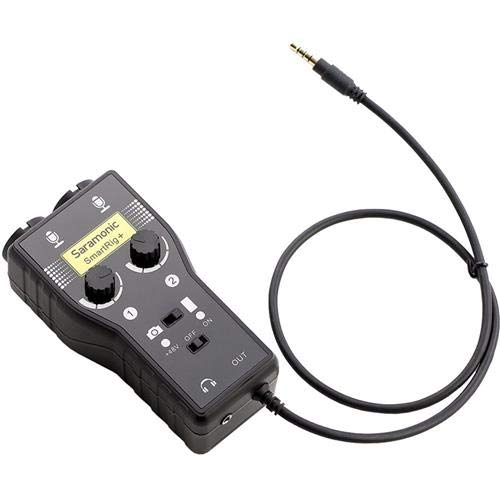 Saramonic SmartRig+ 2-Channel XLR/3.5mm Microphone Audio Mixer 