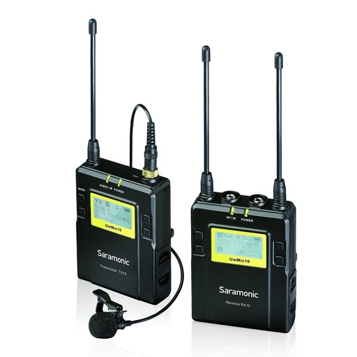 Saramonic UWMIC9 RX9-TX9 , 96-Channel Digital UHF Wireless Lavalier Mic System