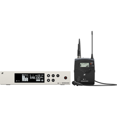 Sennheiser ew 100 G4-ME 2-II Wireless Bodypack System with ME 2-II Omnidirectional Lavalier Microphone