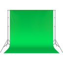 Neewer 1.8x2.8 meters Photo Studio 100 Percent Pure Polyester Collapsible Backdrop Background for Photography, Video and Television (Background Only) - Green(10083667)