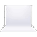 Neewer 3x6M PRO Photo Studio 100% Pure Muslin Collapsible Backdrop (Background ONLY) - WHITE Chroma (10083672)