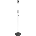 Neewer Compact Base Microphone Floor Stand with Mic Holder Adjustable Height from 39.9 to 70 inches Durable Iron-Made Stand with Solid Round Base Detachable for Easy Transport(Black)(40093348)