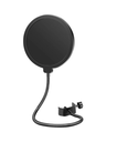 Neewer NW(B-3) 6" Pop Filter with Gooseneck and C-Style Clamp and Pop Filter/Shield (Black)(40036394)