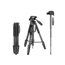Neewer ALUMINUM ALLOY CAMERA TRIPOD MONOPOD WITH PAN HEAD(Black) 10089015