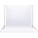 Neewer® 6 x 9FT / 1.8 x 2.8M PRO Photo Studio 100% Pure Muslin Collapsible Backdrop Background for Photography,Video and Television (Background Only) - White(10083666)