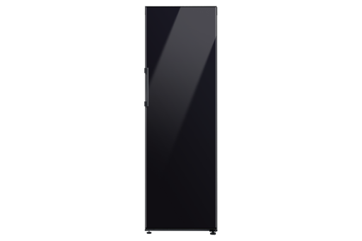 (Samsung Refrigerator RR39T740522/ML (384L capacity, All-Around Cooling, 6 shelves, 7 door pockets, 2 drawers, top & side LED, dairy compartment, reversible door, inverter compressor, clean black design, energy class A