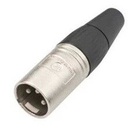 Yongsheng 3-pin XLR Female Plug Mic Audio Connector Nickel - YS176