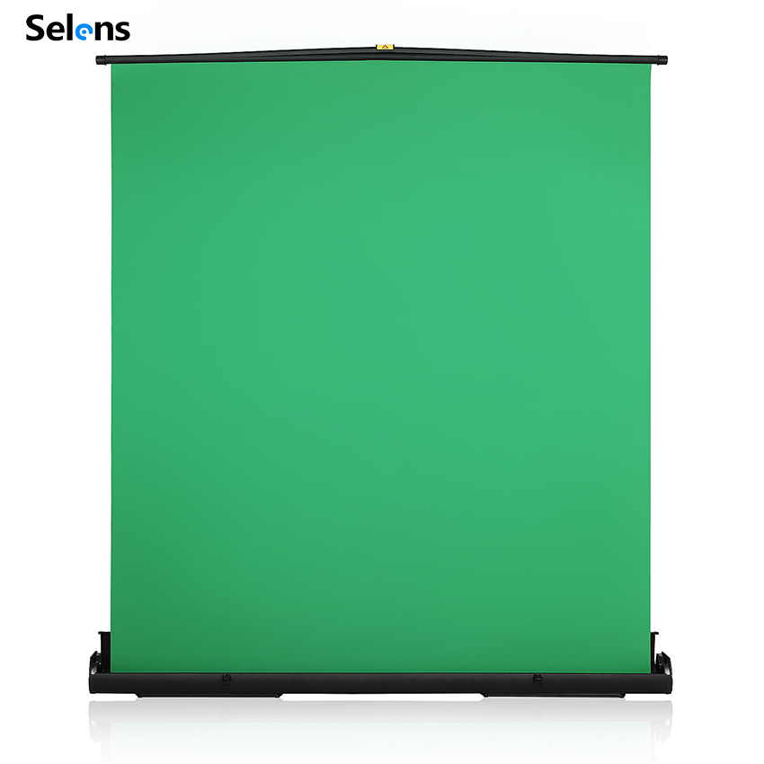 Green Screen Chroma Key Backdrop, Portable Pull-Up (150 x 200cm)