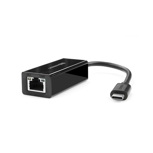 Ugreen 30287 USB 2.0 Type C 10/100Mbps Ethernet Adapter 110mm Black