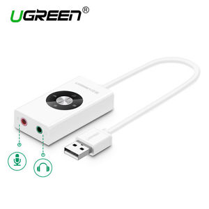 Ugreen 30448 USB 2.0 to 5.1 External Stereo Audio Sound Adapter