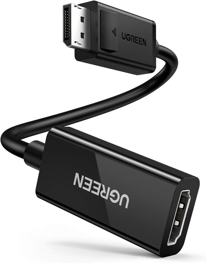 يوجرين 40362 – محول من DisplayPort إلى HDMI (ذكر إلى أنثى) بدقة 4K@60Hz