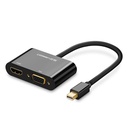 Ugreen Model:20422 Mini DP to HDMI+VGA Converter black