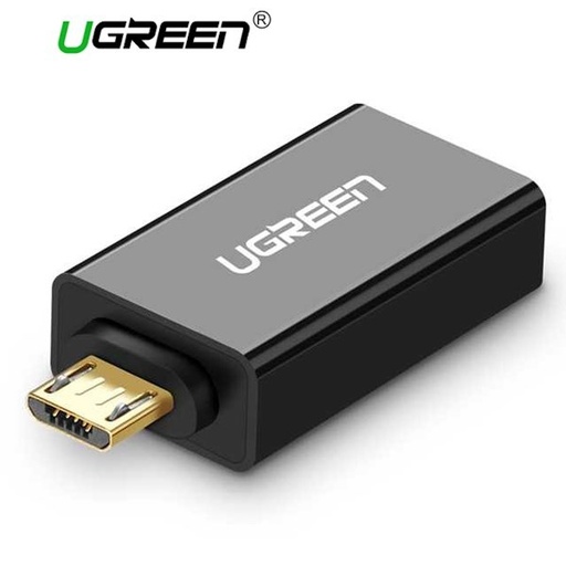 Ugreen Model:30530 Micro USB to USB 2.0 OTG Adapter black