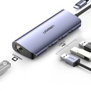 Ugreen USB-C to 3 USB 3.0 A Hub+ Gigabit Converter Model : 60717 / CM252