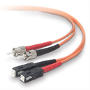 Multimode Duplex Fiber Patch Cable, ST-SC (1M)