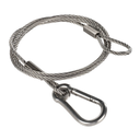 Safety Cable Wire with Carabiner (23.5")