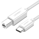 UGREEN MODEL : 40417 US241 \ USB Type C to USB-B Cable White (1.5M)
