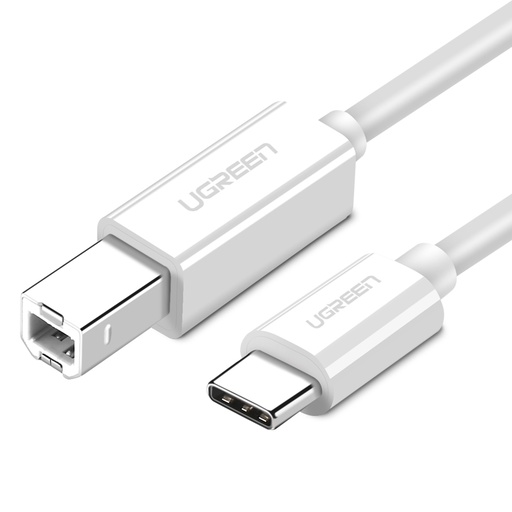 UGREEN MODEL : 40417 US241 \ USB Type C to USB-B Cable White (1.5M)