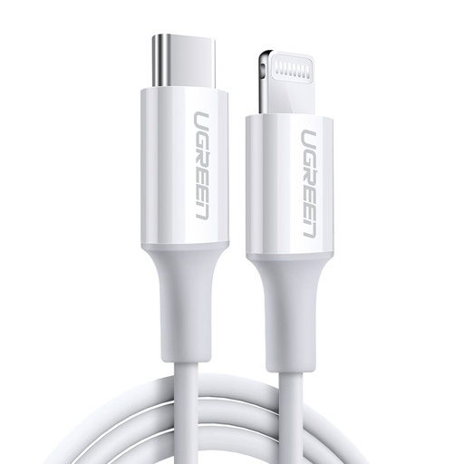 UGREEN USB-C to Lightning M/M Cable Rubber Shell 1m. (10493/US171)