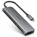 UGREEN USB C Hub 5 in 1 Type C 3.1 to 4K HDMI 3 USB 3.0 Ports PD Charging Port Multiport Adapter Black Model : 50209
