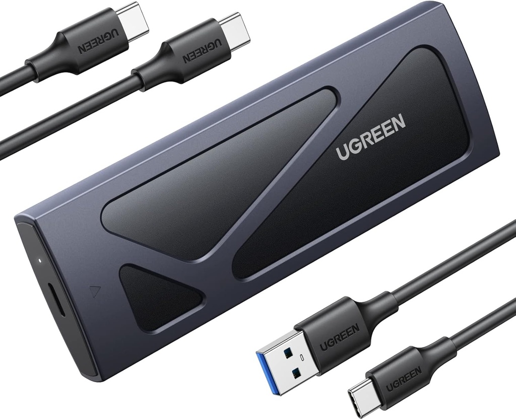 UGREEN 15512 - حاضنة M.2 NVMe SSD، غلاف NVMe بدون أدوات، سرعة نقل 10Gbps