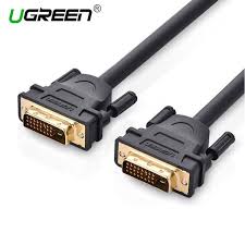 Ugreen11672 DVI (24+1) male to male cable gold-plated 1M