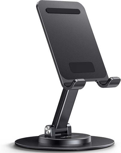 UGREEN 35152 - Phone Stand iPhone Desk Holder Swivel 360° Rotating Base Adjustable Height