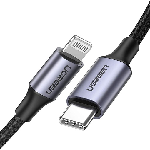 Ugreen USB C to Lightning M/M Cable Aluminum Braided Shell Model: 60759 / US304