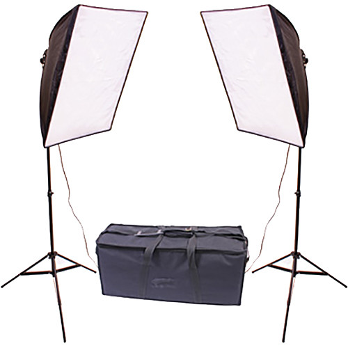 E27 5in1 5 Bulb Socket Light Lamp Holder Adapter for Studio Light KIT + 2*Light Stand + 2*SoftBox (40*60cm) + Bag