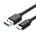كابل USB 3.0 الى Type-C مطلي بالنيكل طول 1 متر / UGREEN (20882/US184)