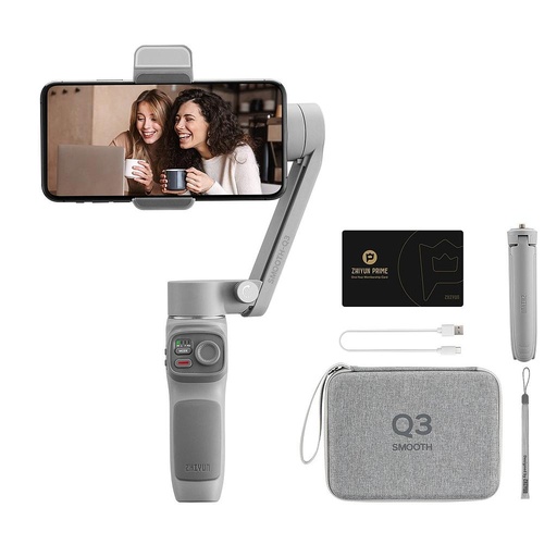 ZHIYUN Smooth-Q3 Smartphones Gimbal 3-Axis Flexible Phone Handheld Stabilizer (Combo)