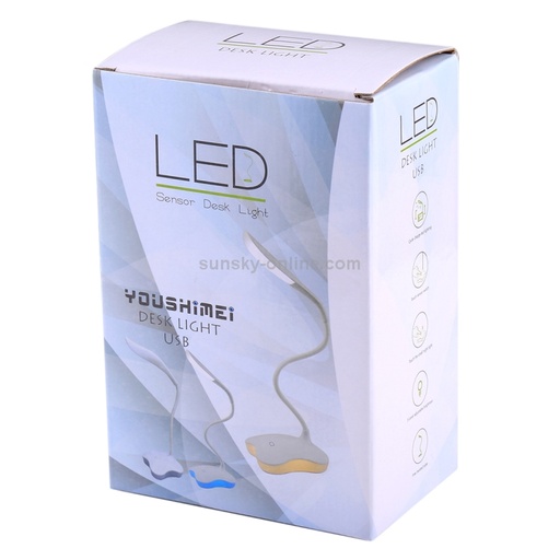 YOUSHIMEI YSM-A08 3W SMD 2835 3-grade Brightness LED Hose Desk Lamp