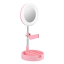 Fantasy MAI APPEARANCE G3 3 In 1 Dimmable LED Ring Light 6 Inch Folding Desktop Selfie Light Mirror Lamp for YouTube Tiktok Live