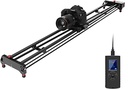 GVM Motorized Camera Slider, 48"/120CM Carbon Fiber Camera Slider with Time-Lapse Photography, Automatic Round Trip, Tracking Shooting and 120 Degree Panoramic Shooting, with Remote Controller