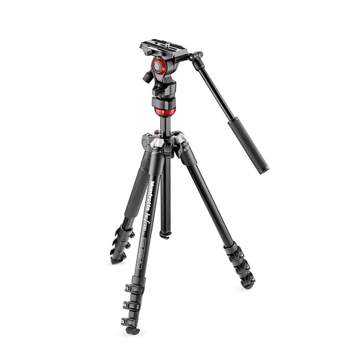 Manfrotto Befree Live Fluid Video Head w Befree Aluminum Tripod Kit