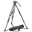 Mt Manfrotto MVH502A Fluid Head and 546B Tripod System with Carrying Bag