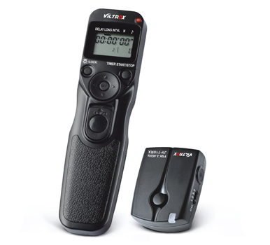 VILTROX JY-710-P1 Wireless Digital Timer Remote Controllerfor Canon 1D Series 5D, 5DII, 5DIII, 7D, 10D, 20D, D30, 40D, 50D